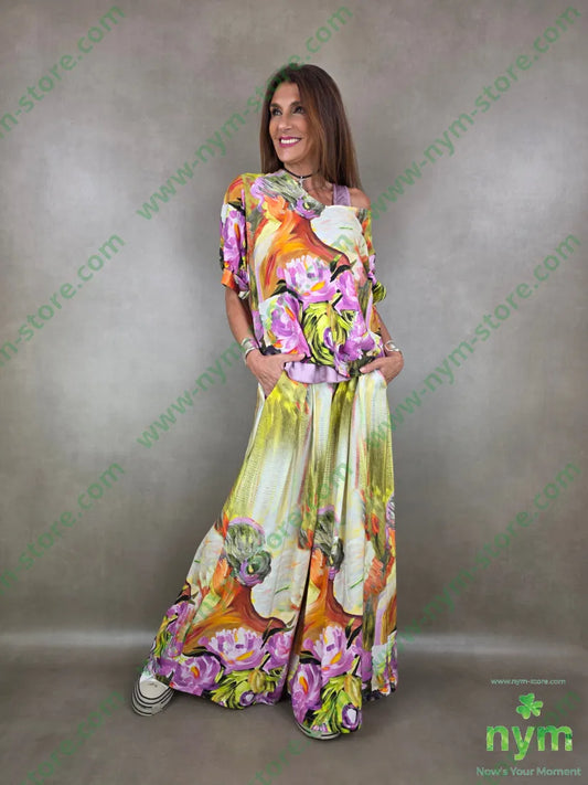 tunica fantasia scollo v con polso 100tc - CAMICIA