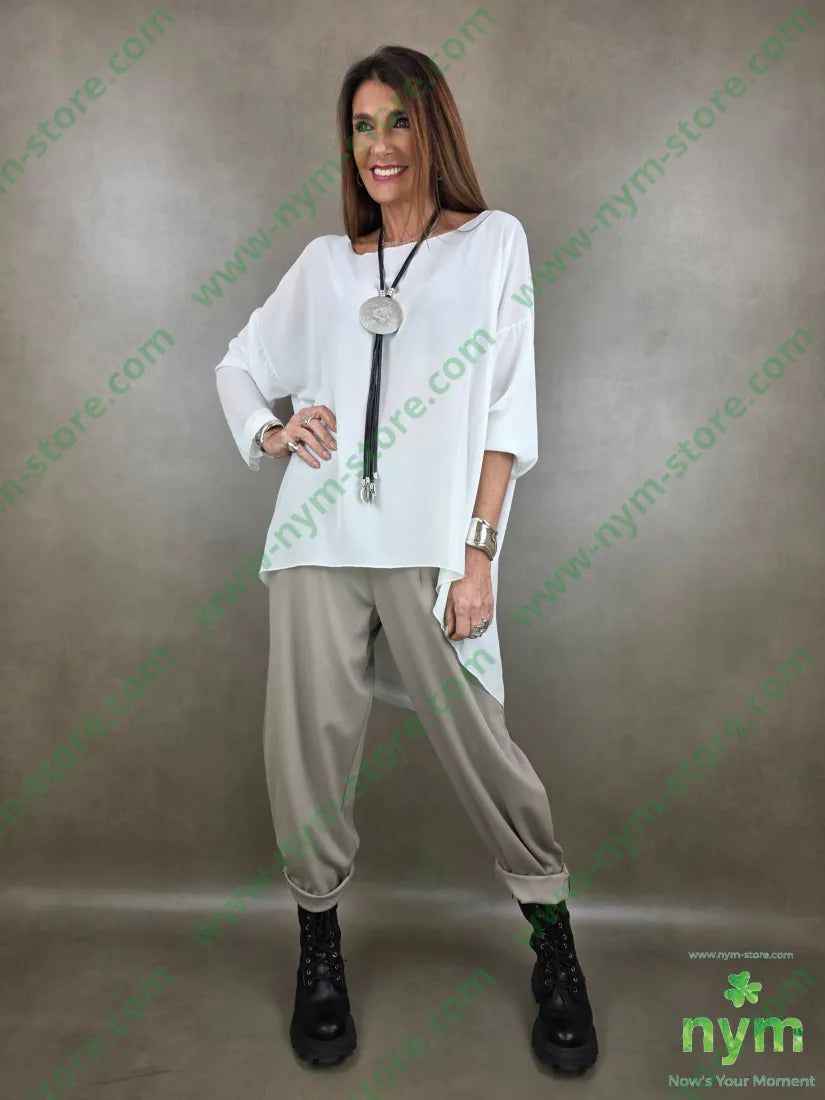 tunica georgette over 100pl CAMICIA