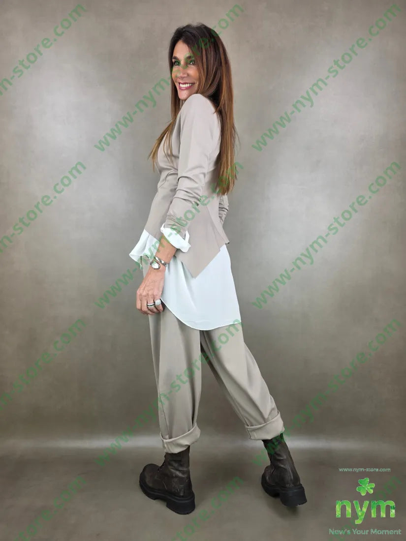 tunica georgette over 100pl CAMICIA