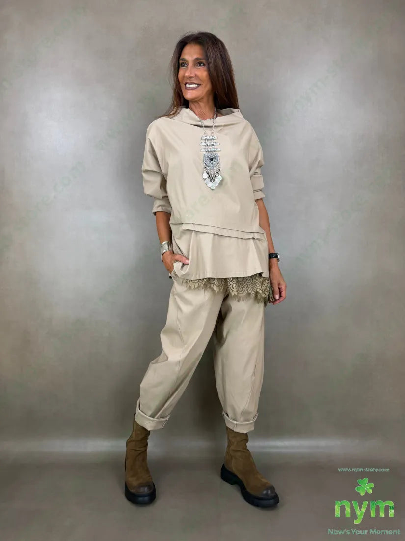tunica in bengalina piega 79vi19ny2ea - CAMICIA