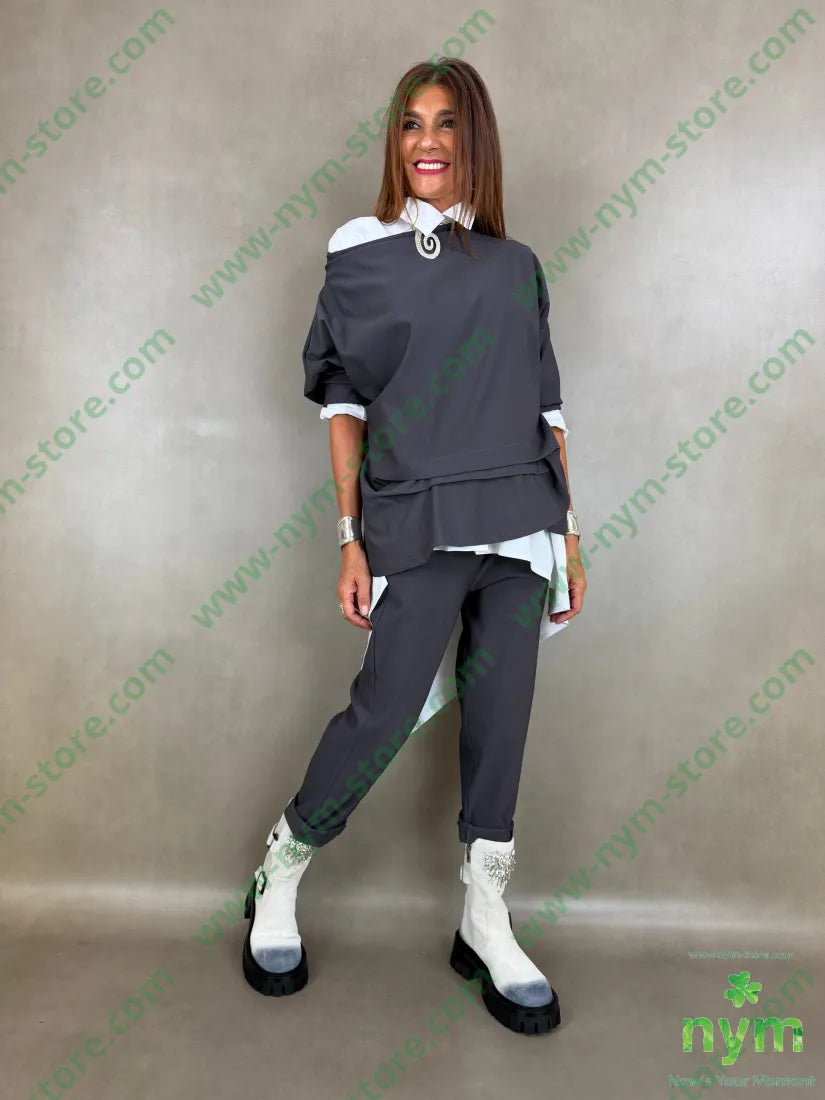 tunica in bengalina piega 79vi19ny2ea - CAMICIA