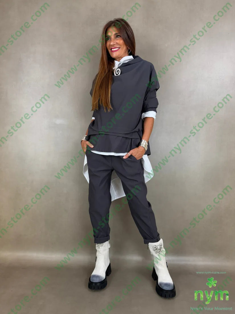 tunica in bengalina piega 79vi19ny2ea - CAMICIA
