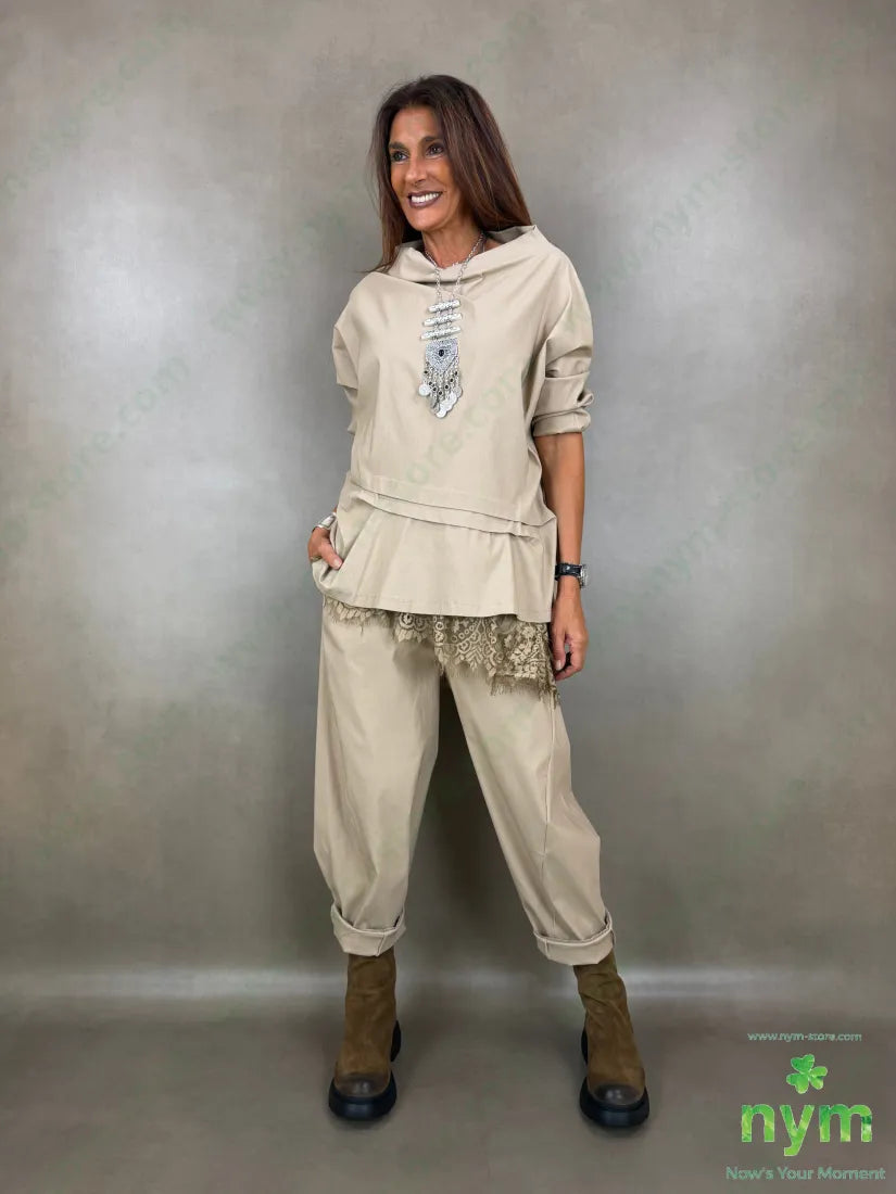 tunica in bengalina piega 79vi19ny2ea - CAMICIA