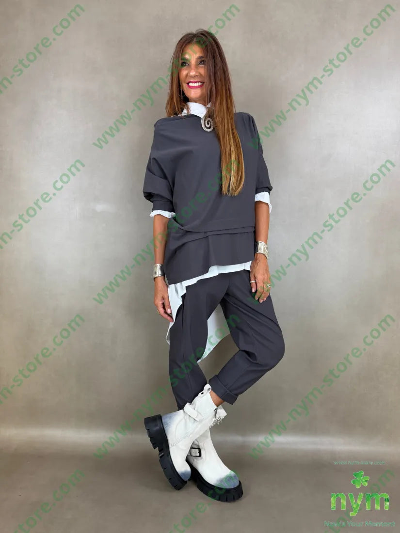 tunica in bengalina piega 79vi19ny2ea - CAMICIA