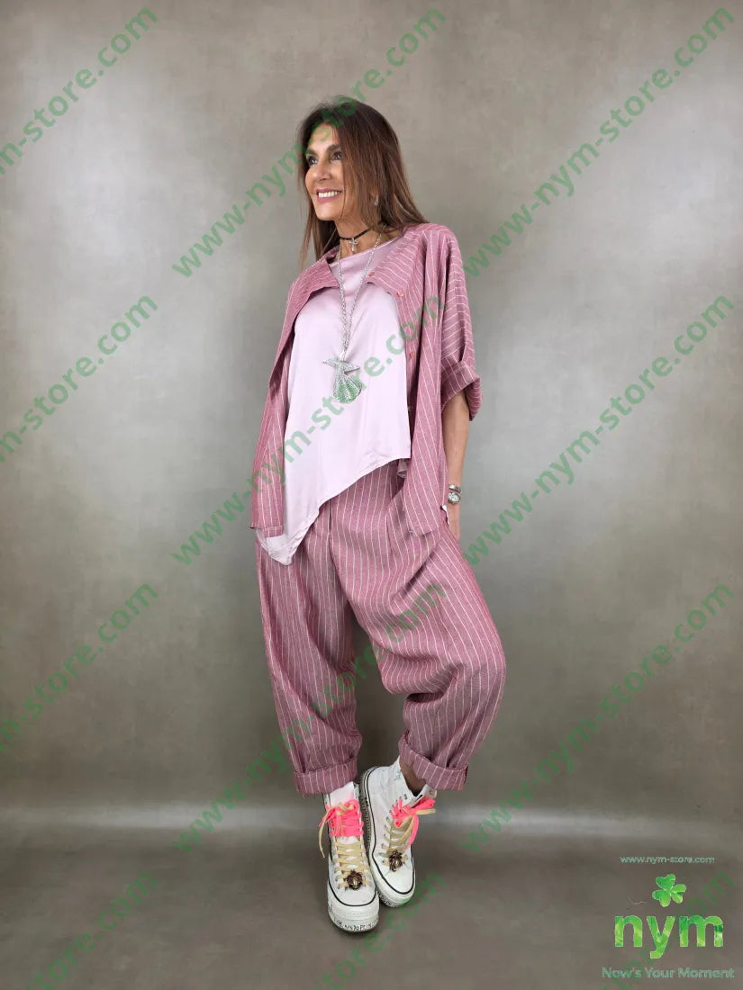 tunica in viscosa manica corta lunga dto 52vi45ry3ea U / ROSA / PE26 CAMICIA