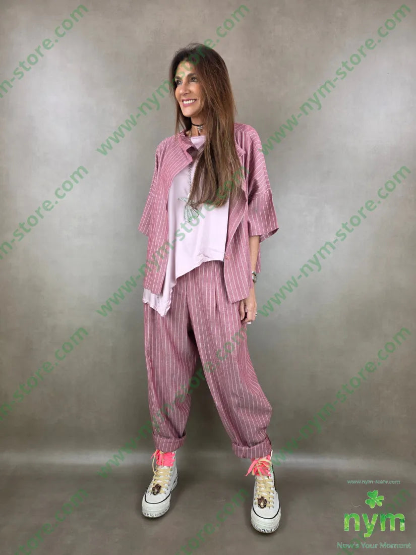 tunica in viscosa manica corta lunga dto 52vi45ry3ea U / ROSA / PE26 CAMICIA