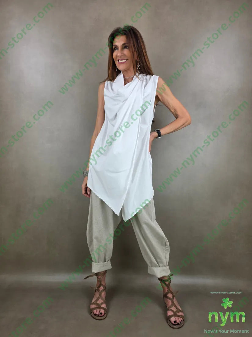 tunica incrocio di bengalina 65vi30ny5ea - CAMICIA