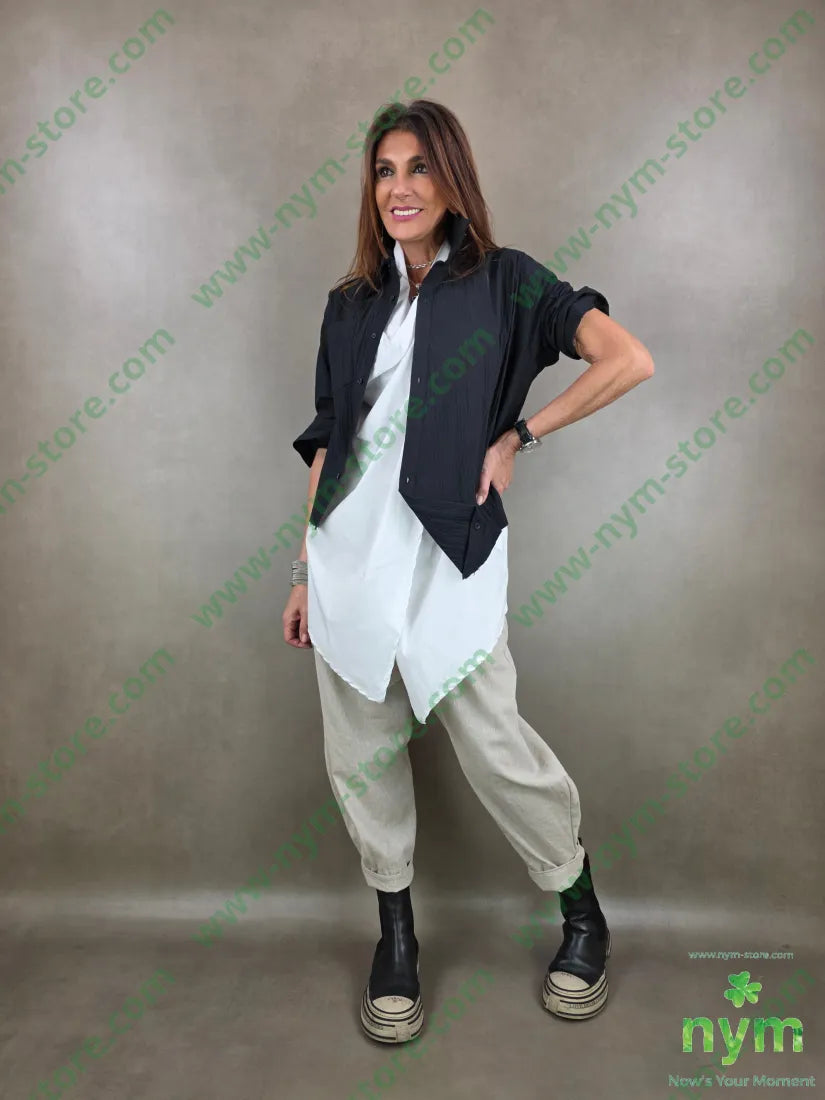 tunica incrocio di bengalina 65vi30ny5ea - CAMICIA