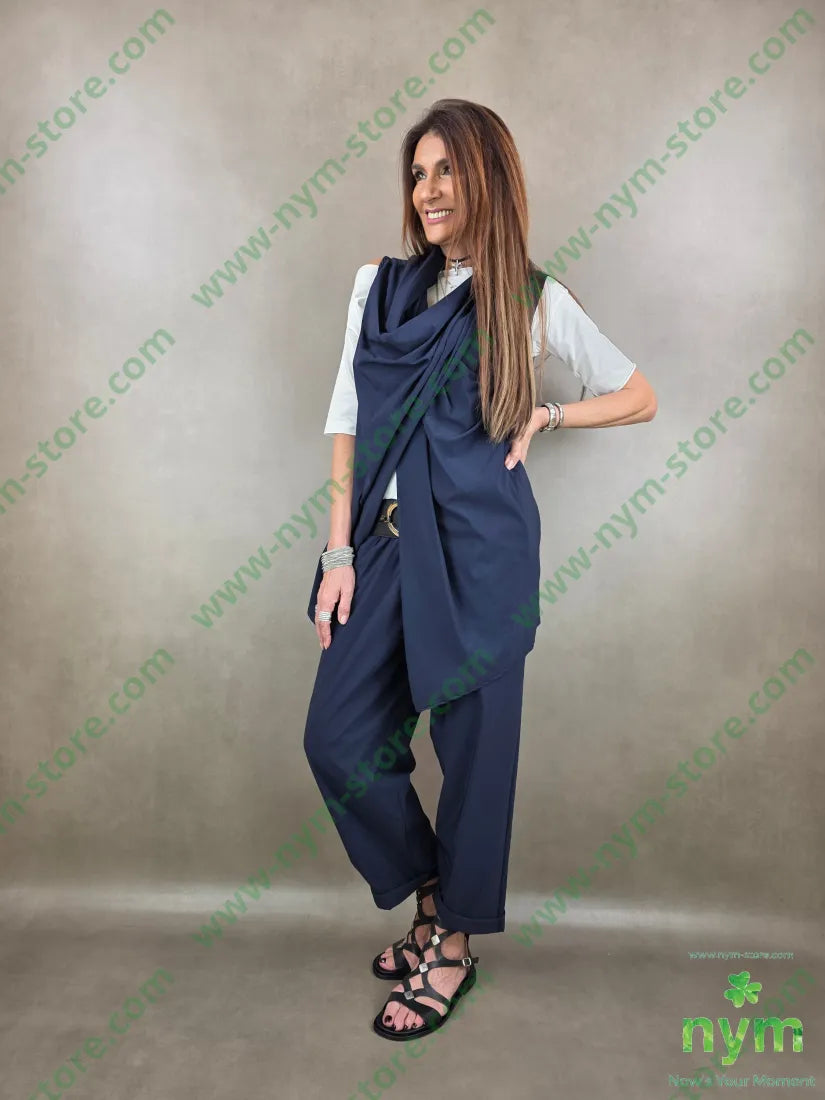 tunica incrocio di bengalina 65vi30ny5ea - CAMICIA