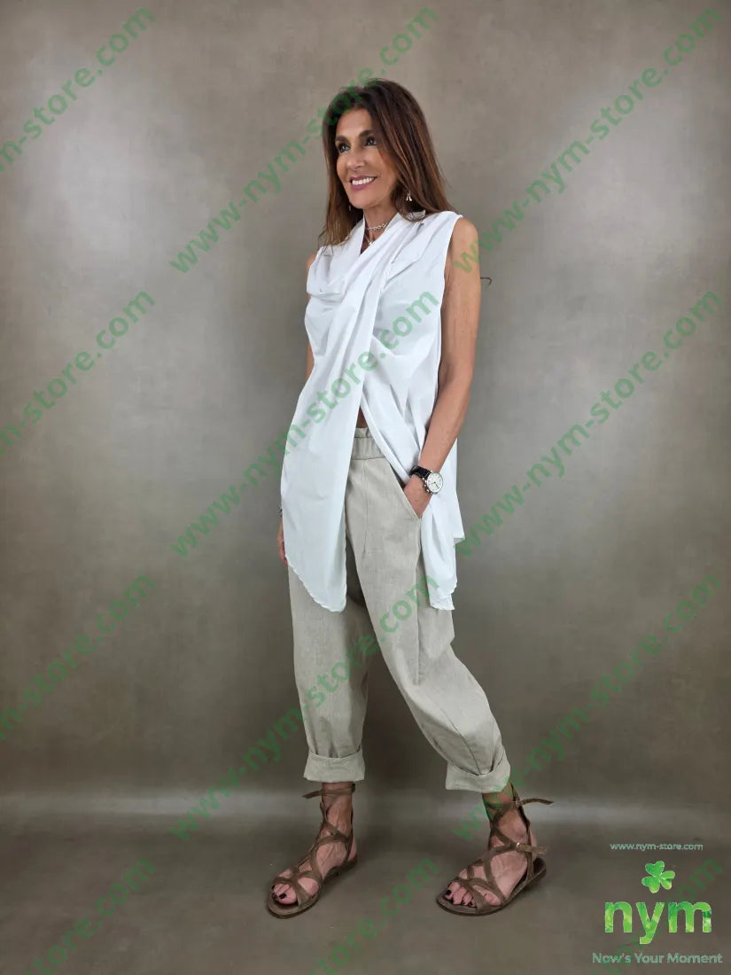 tunica incrocio di bengalina 65vi30ny5ea - CAMICIA