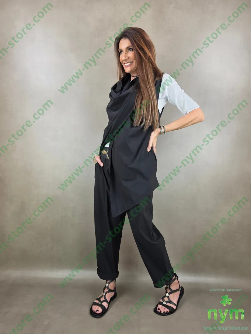 tunica incrocio di bengalina 65vi30ny5ea - CAMICIA