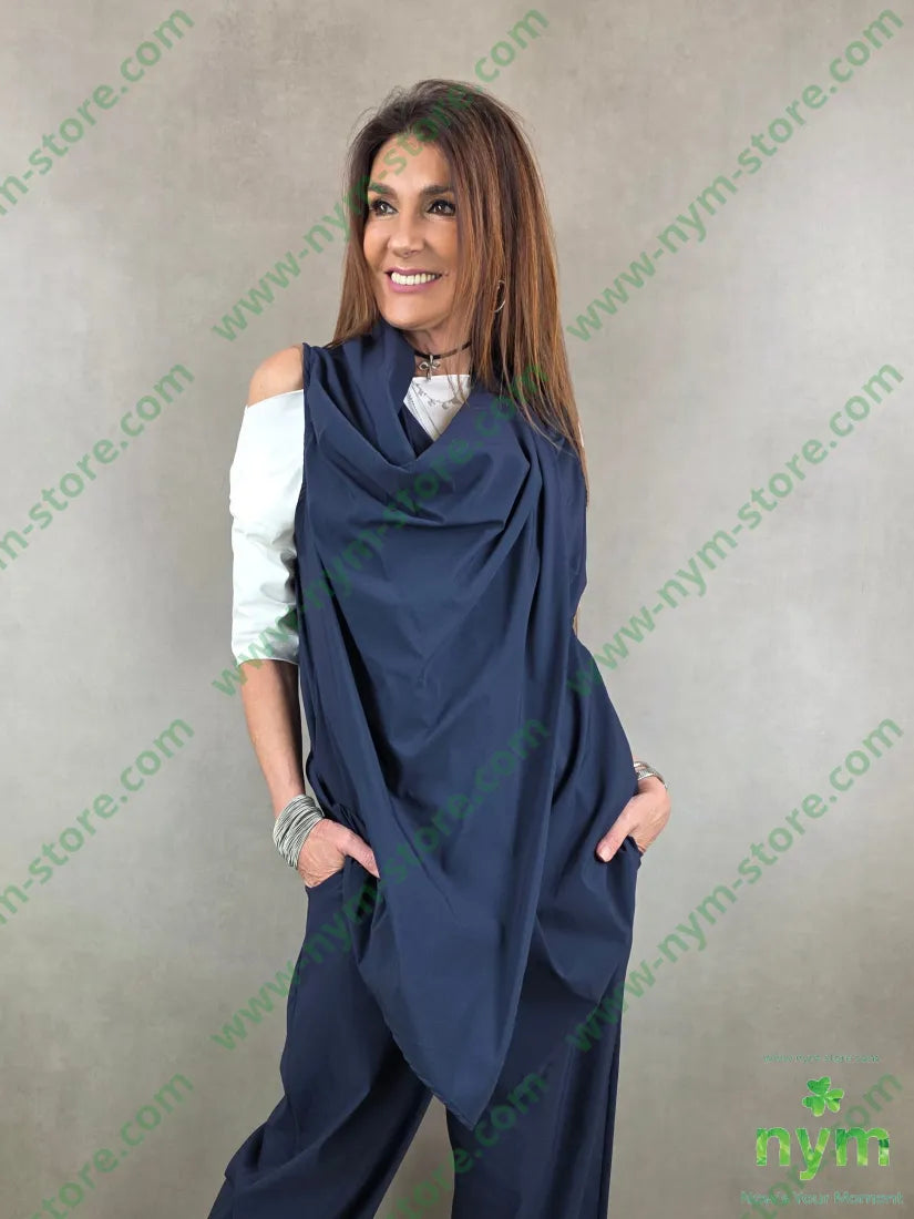 tunica incrocio di bengalina 65vi30ny5ea - CAMICIA
