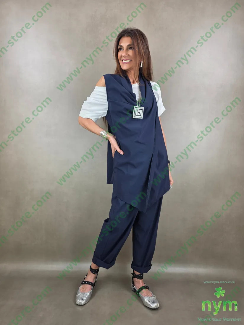 tunica incrocio di bengalina 65vi30ny5ea - CAMICIA