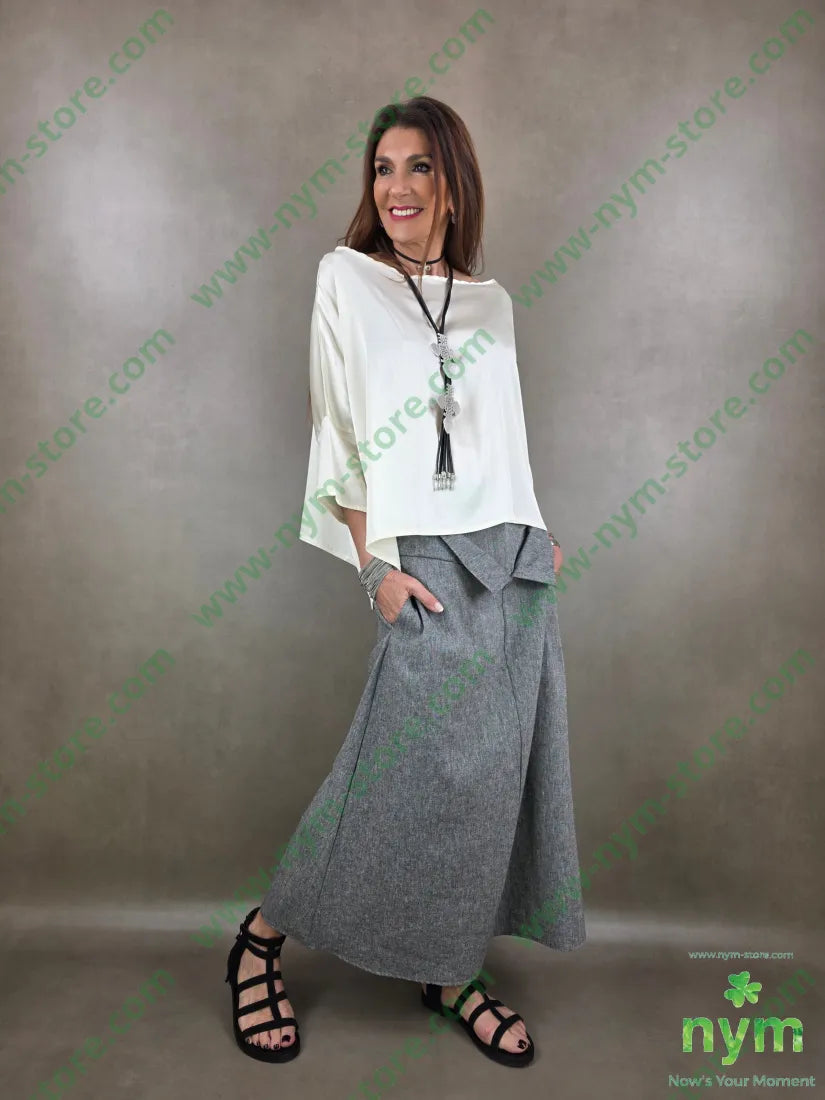 tunica irregolare elastan 96vi4ea - CAMICIA