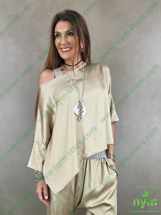 tunica irregolare elastan 96vi4ea - CAMICIA