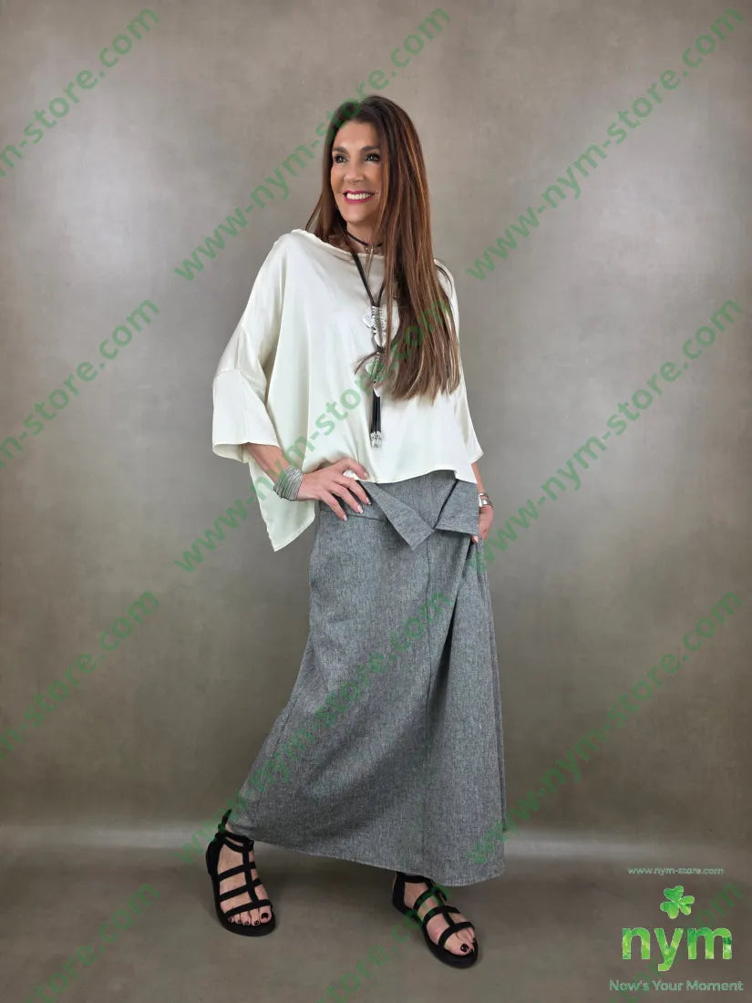 tunica irregolare elastan 96vi4ea - CAMICIA