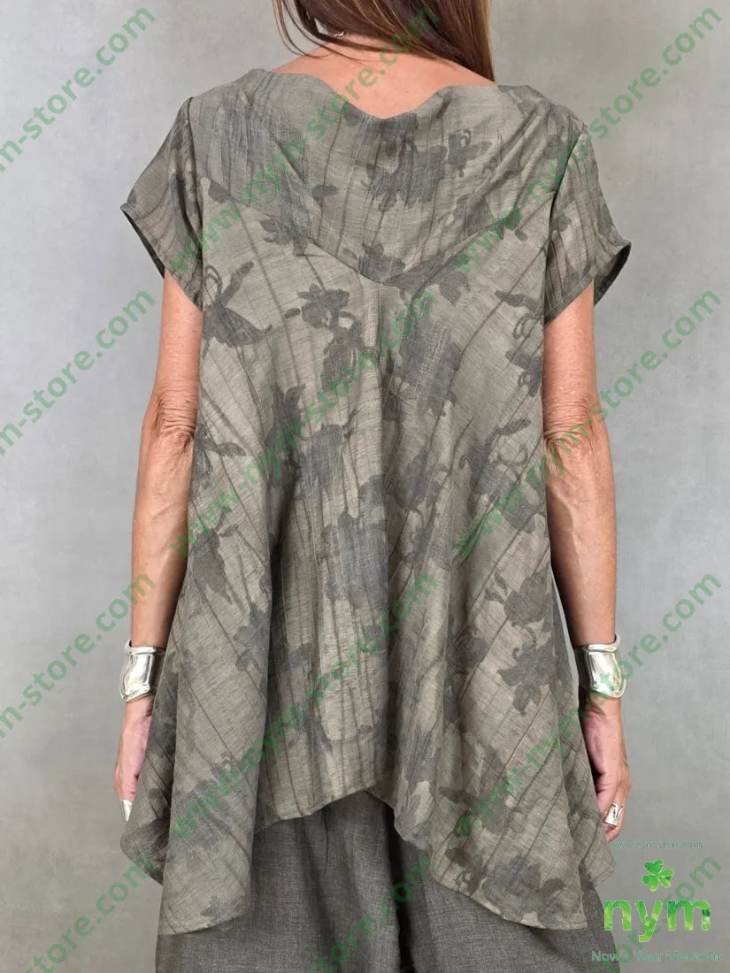 tunica jacquard trapezio dietro 55vi32ly13pa - U / FANGO S. / PE26 - CAMICIA