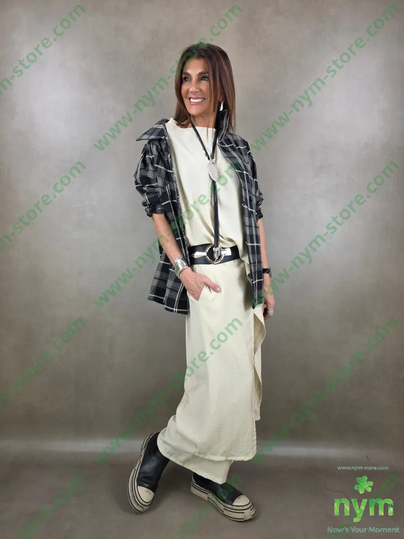 tunica leggera superover uno spacco 84vi16pa - CAMICIA