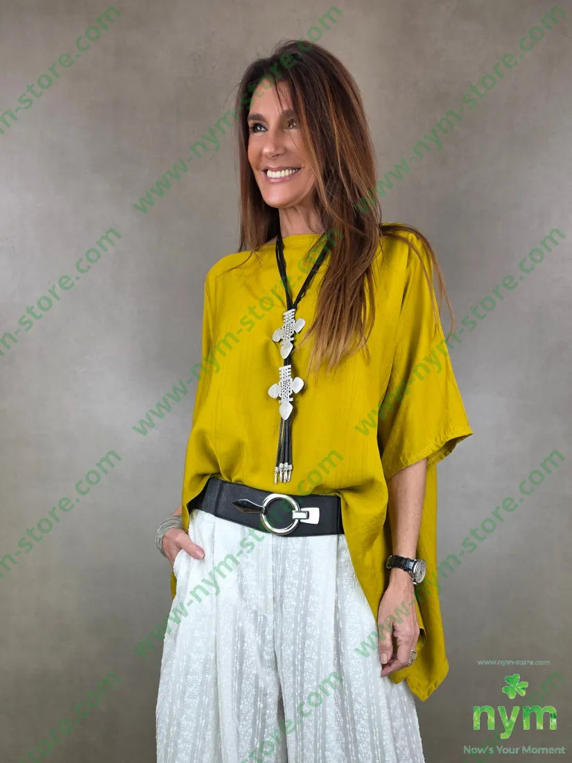 tunica manica corta due punte 84vi16pa CAMICIA