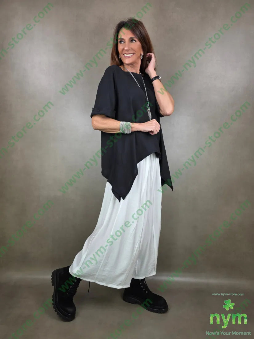 tunica manica corta due punte 84vi16pa CAMICIA