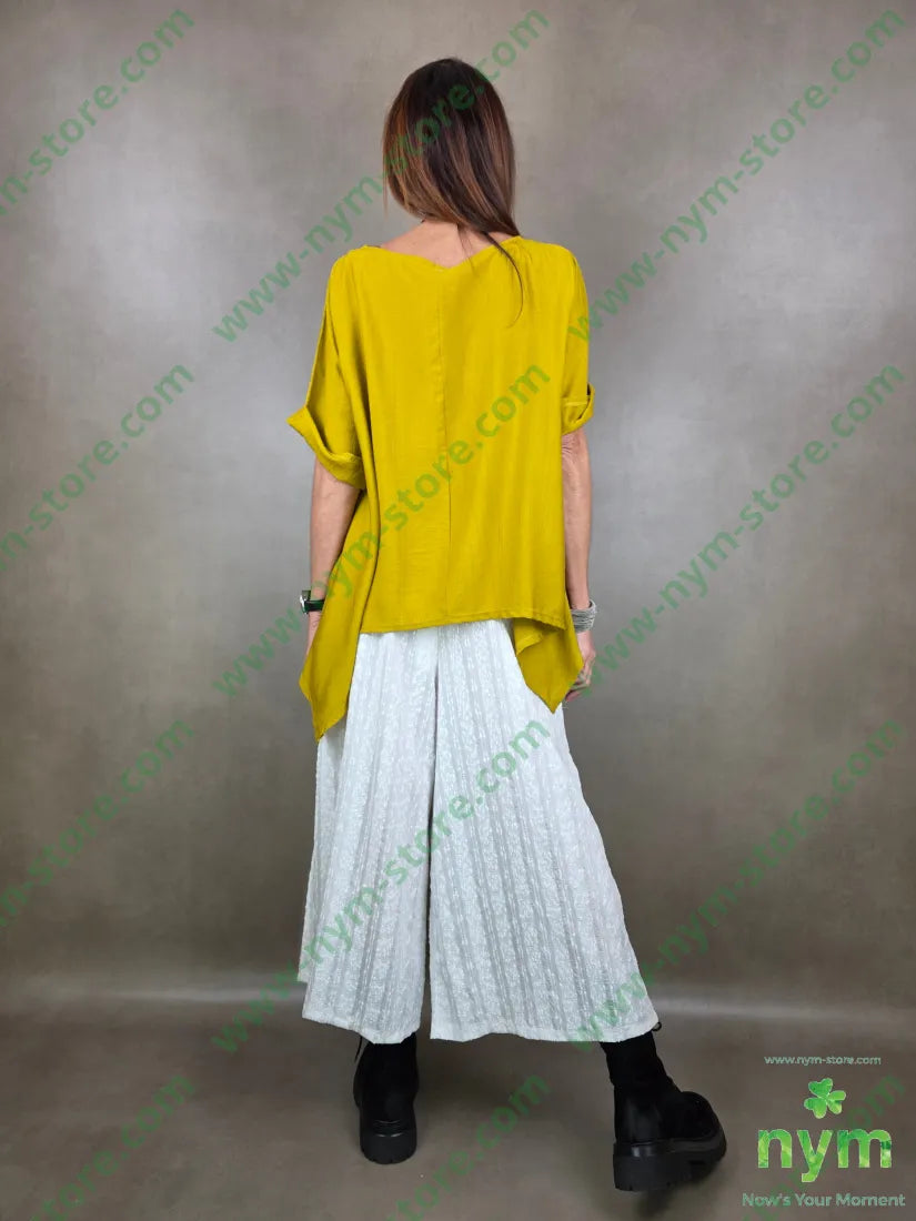 tunica manica corta due punte 84vi16pa CAMICIA