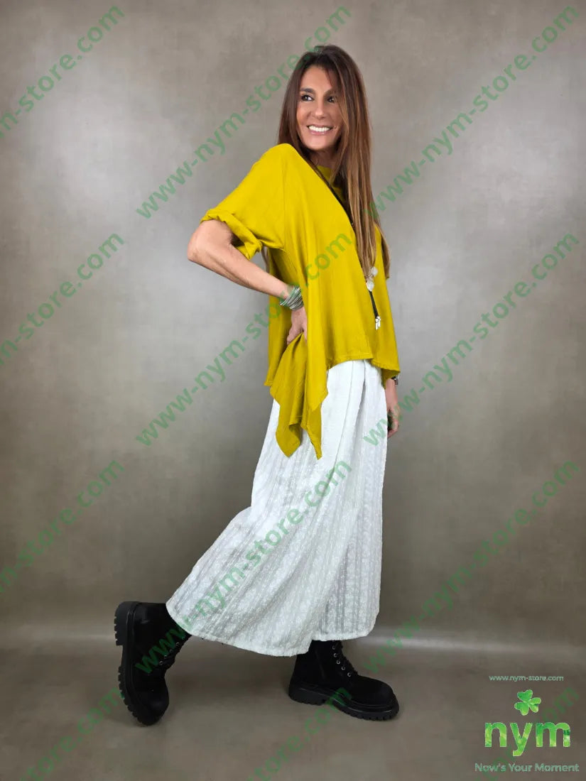 tunica manica corta due punte 84vi16pa CAMICIA