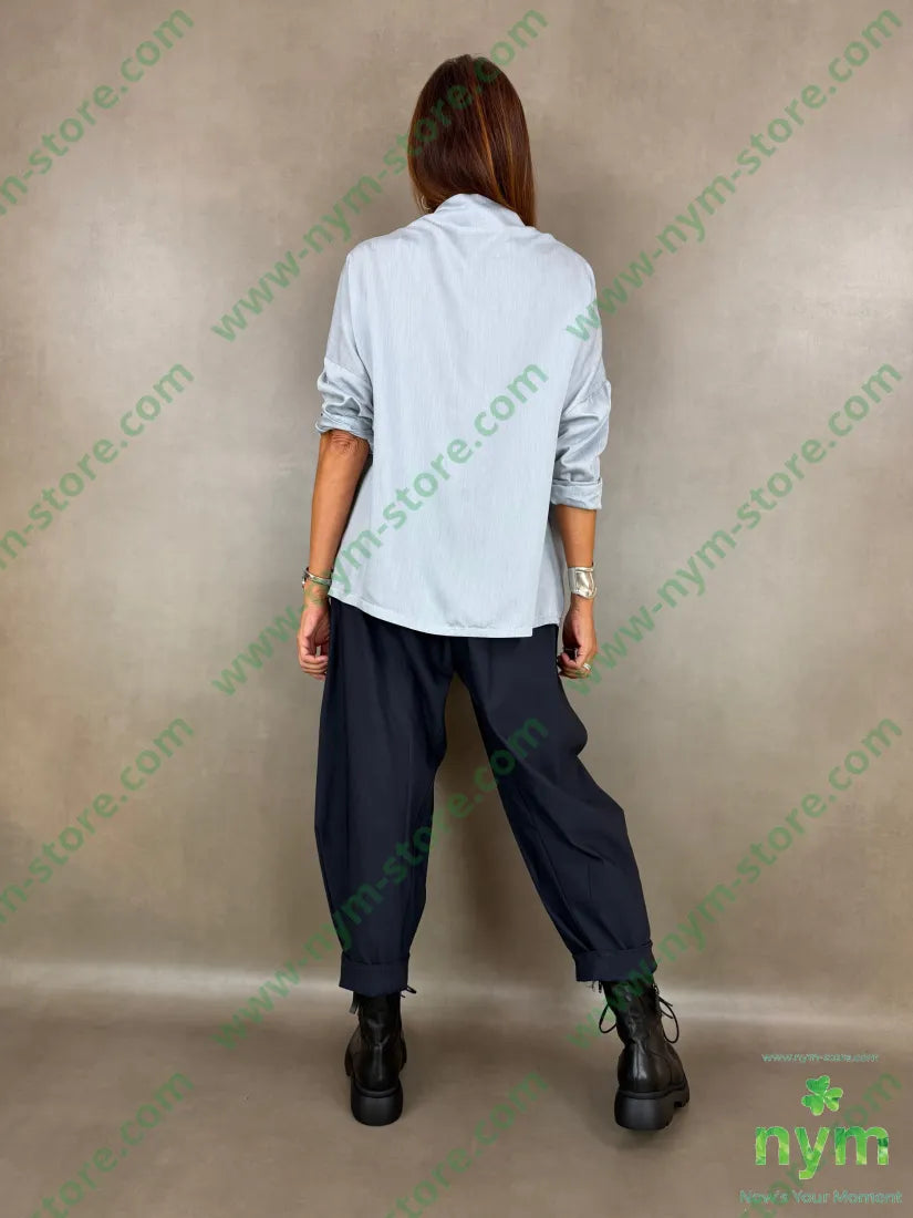tunica misto lana con due pieghe 77vi13wo10pl - U / PERLA / AI26 - CAMICIA