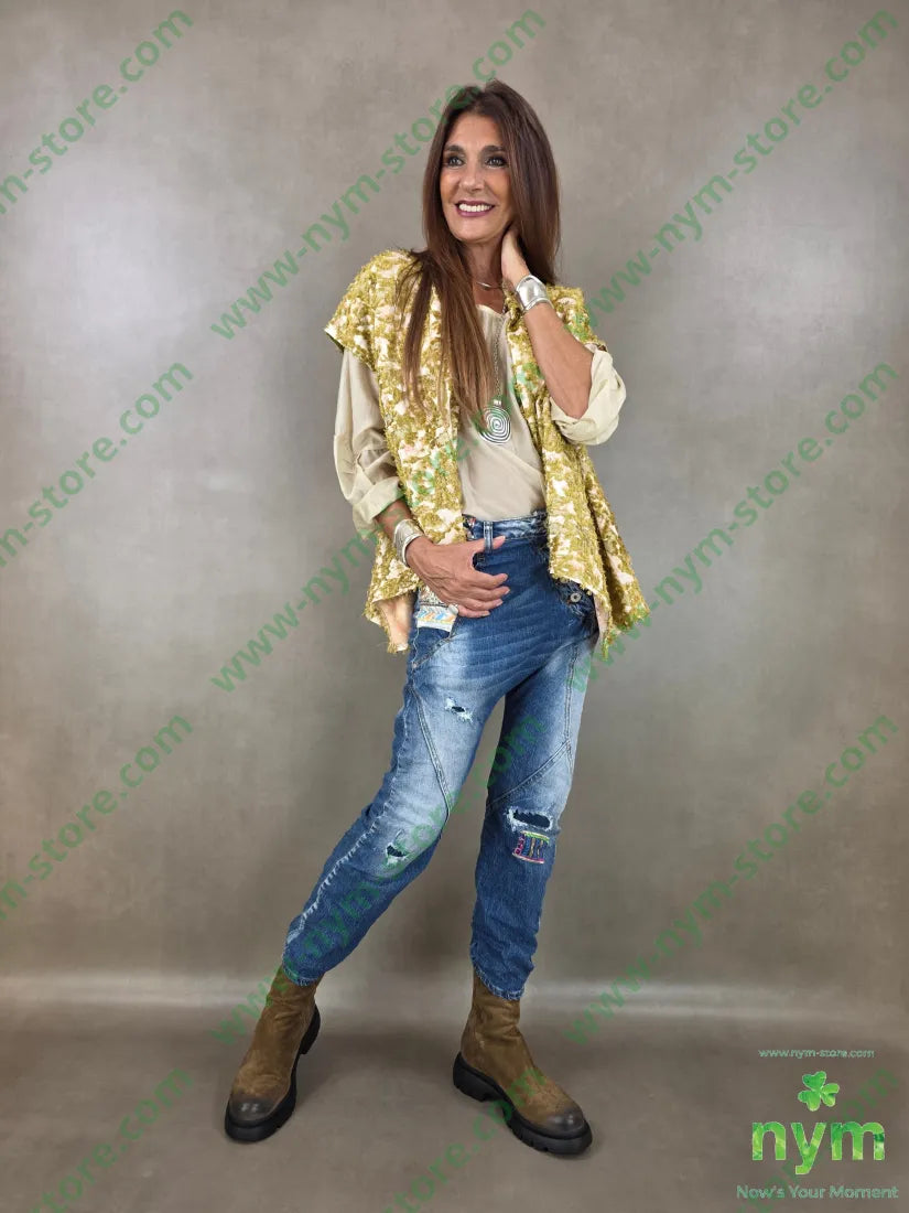 tunica motivo manica 85ly15pl - CAMICIA