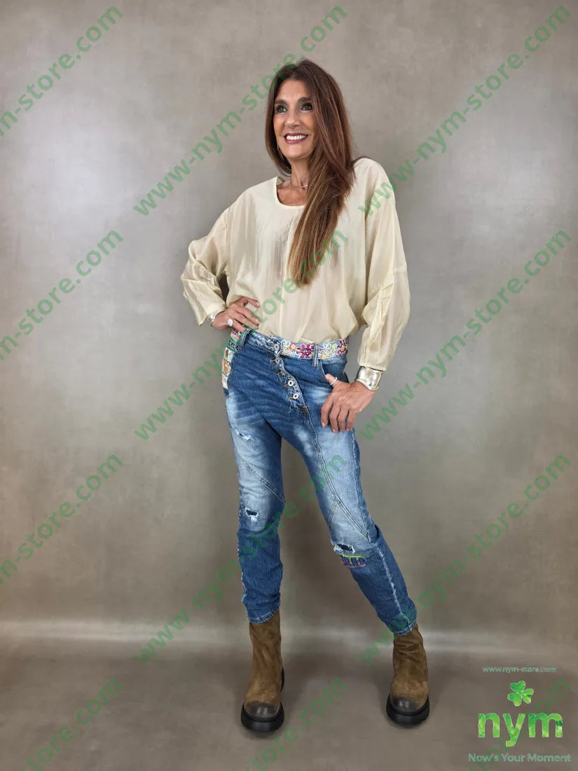 tunica motivo manica 85ly15pl - CAMICIA