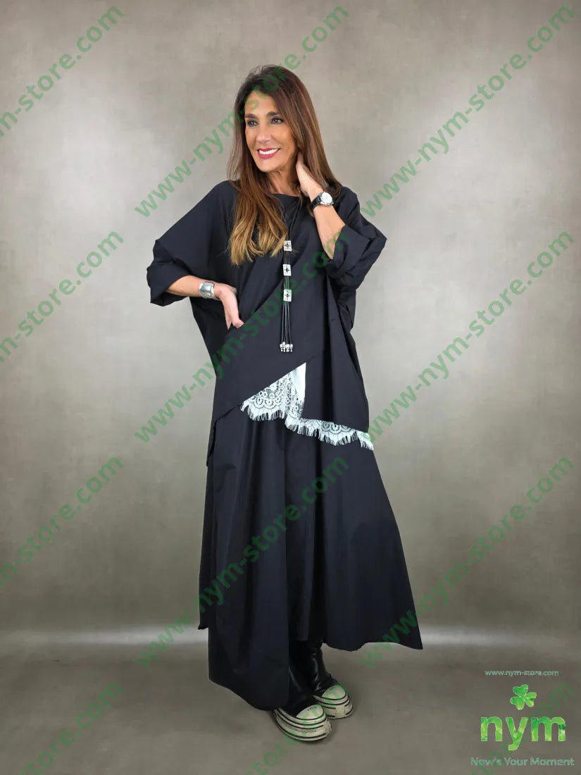 tunica over tessuto bengalina 79vi19ny2ea CAMICIA