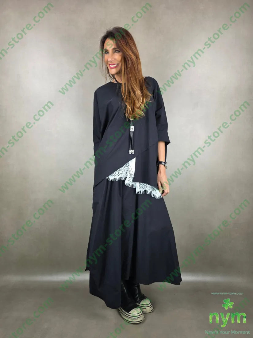 tunica over tessuto bengalina 79vi19ny2ea CAMICIA