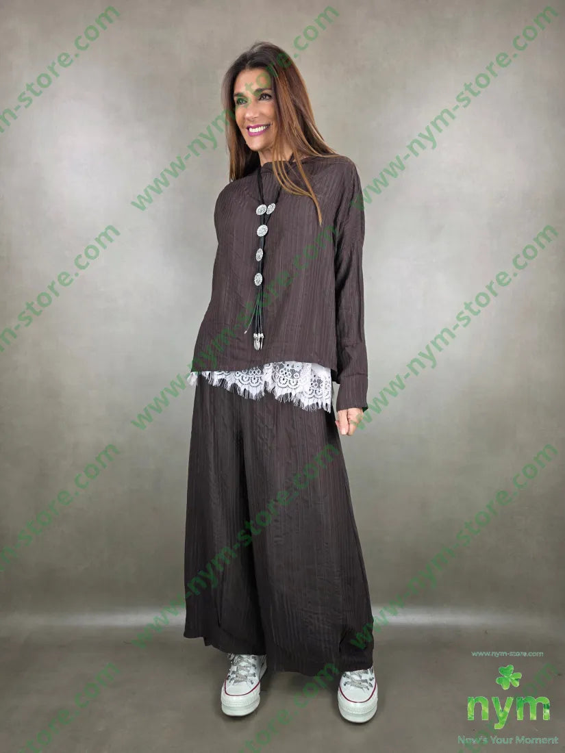 tunica quadrata tessuto riga 98vi1pl1co CAMICIA