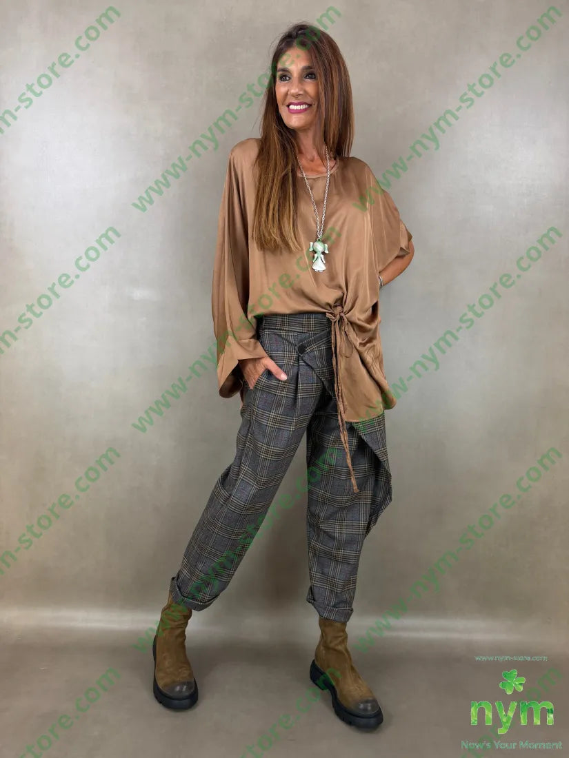 tunica raso aperta fondo 60ry40vi - CAMICIA