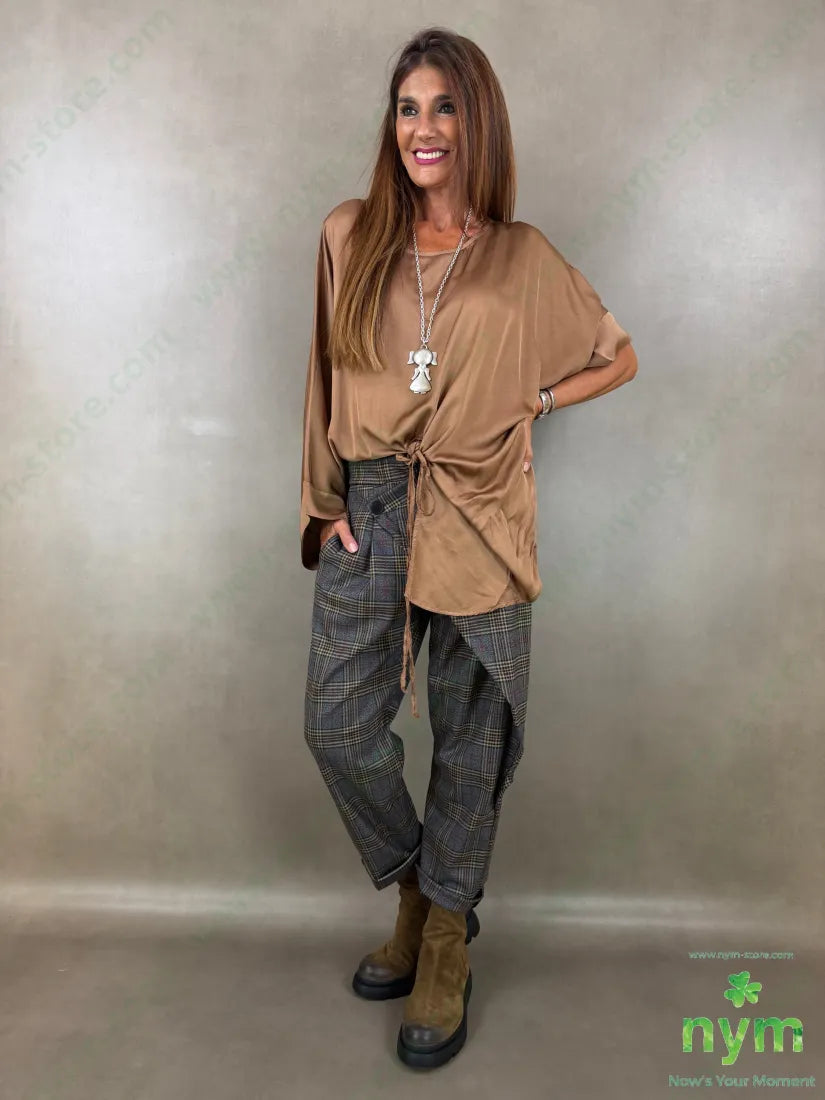 tunica raso aperta fondo 60ry40vi - CAMICIA