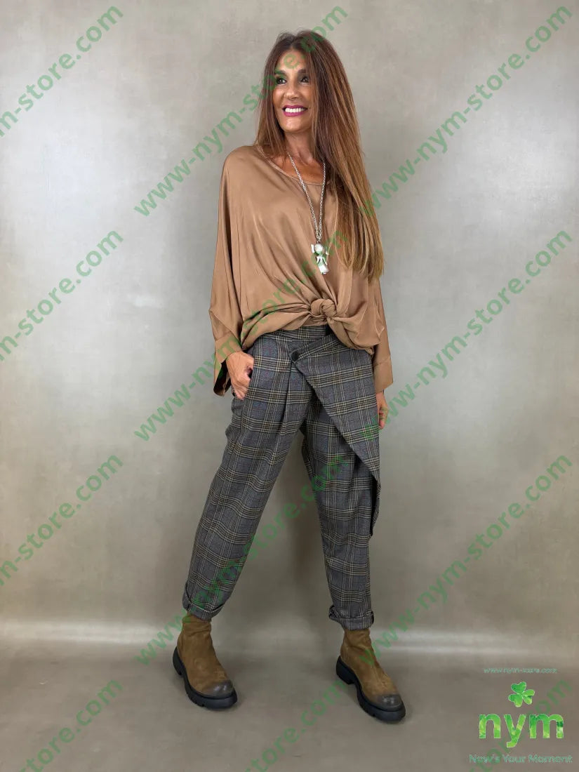 tunica raso aperta fondo 60ry40vi - CAMICIA