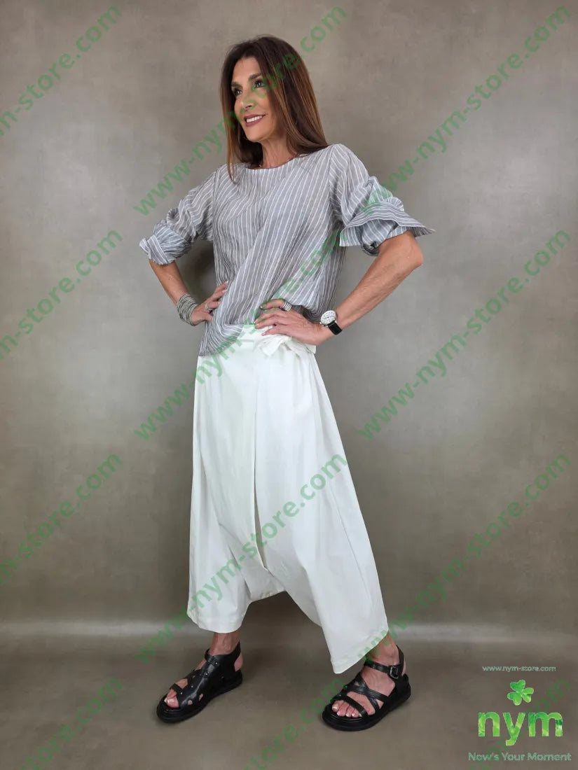 tunica rigata polso camicia 90tc10pl - U / GRIGIO C. / PE26 - CAMICIA