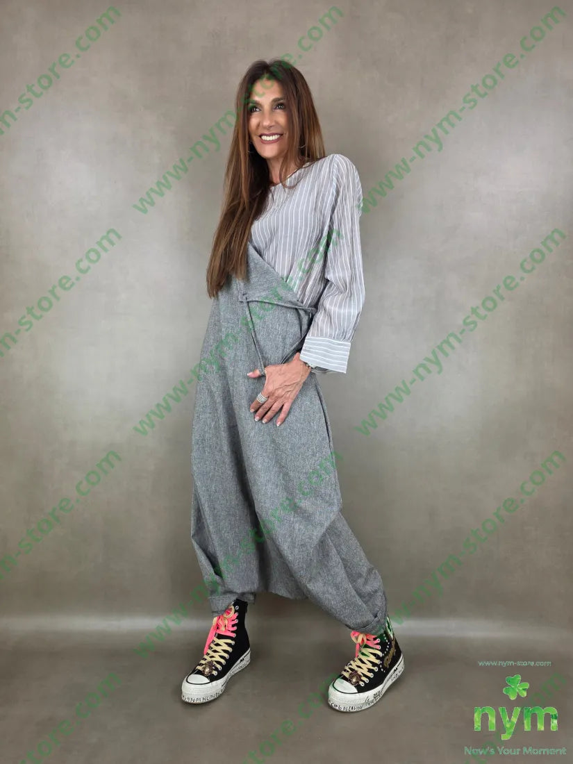 tunica rigata polso camicia 90tc10pl - U / GRIGIO C. / PE26 - CAMICIA
