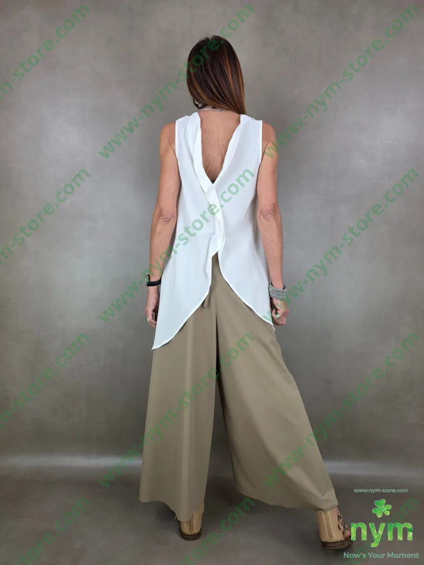 tunica scollata dto in viscosa 100vi - CAMICIA