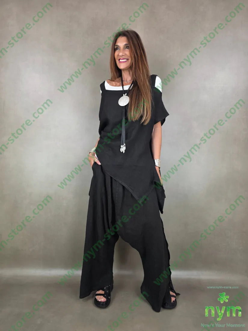 tunica spalle scoperte mm puro lino 100li - CAMICIA