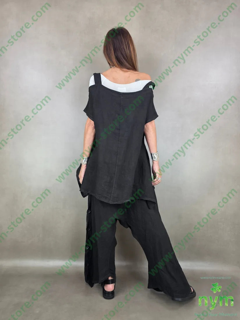 tunica spalle scoperte mm puro lino 100li - CAMICIA