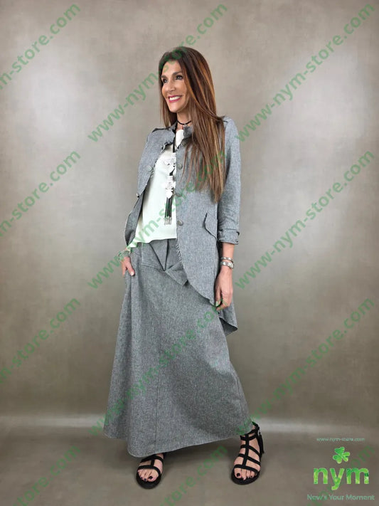 tunica stondata elastan 96vi4ea - CAMICIA