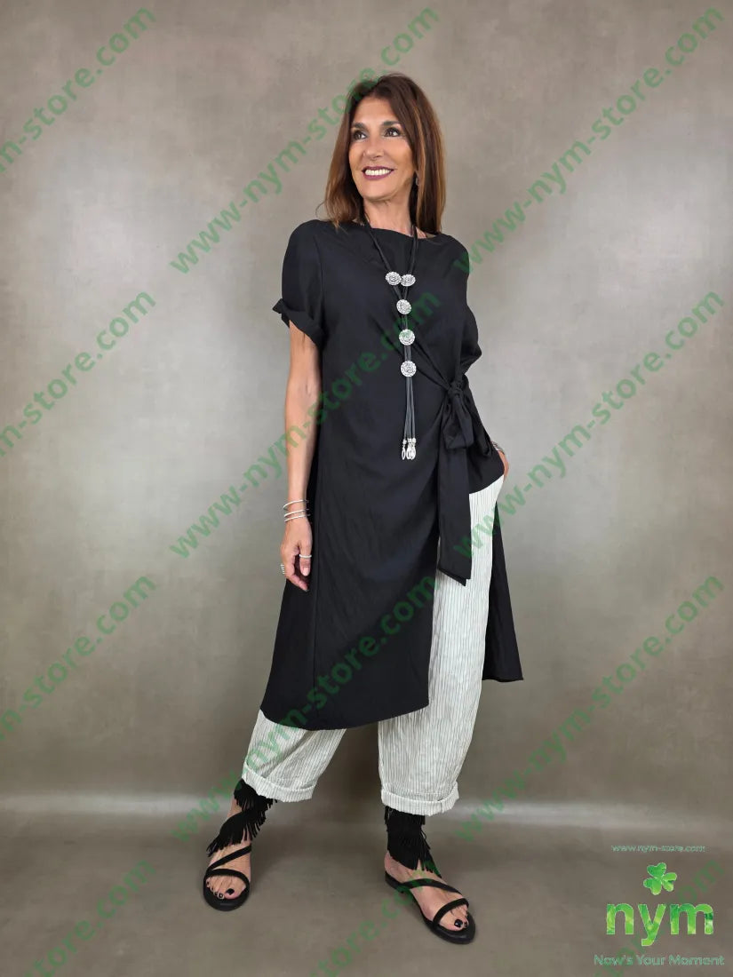 tunica tessuto grinza lunga 75vi25ny - CAMICIA