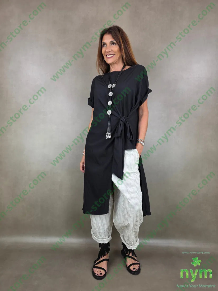 tunica tessuto grinza lunga 75vi25ny - CAMICIA