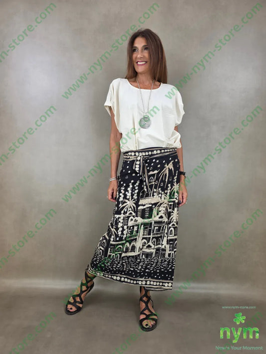 tunica tessuto martellato pieghe manica 87co13ny - CAMICIA