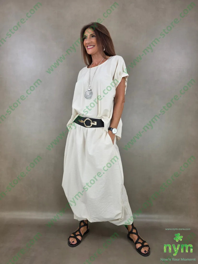 tunica tessuto martellato pieghe manica 87co13ny - CAMICIA