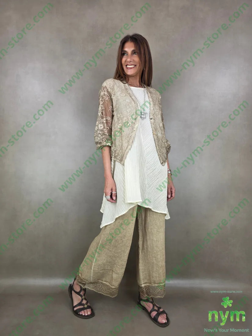 tunica tessuto microplisse 81ly19ny - CAMICIA