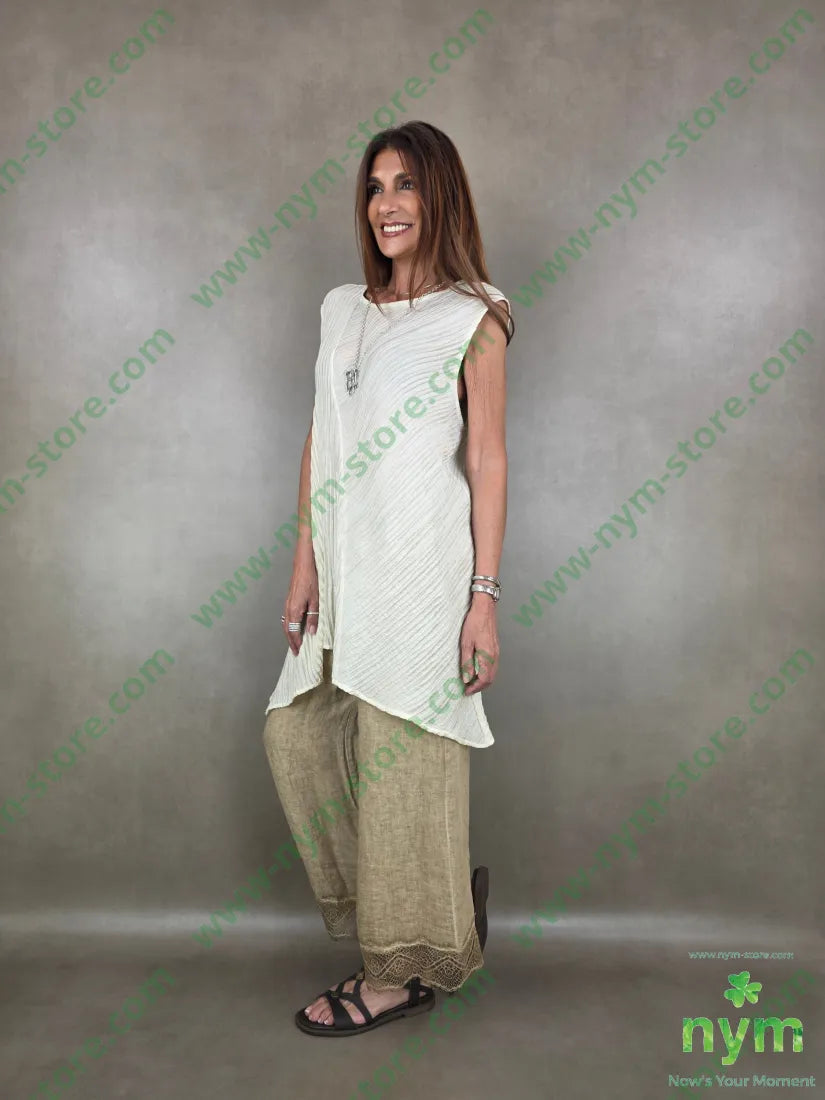 tunica tessuto microplisse 81ly19ny - CAMICIA