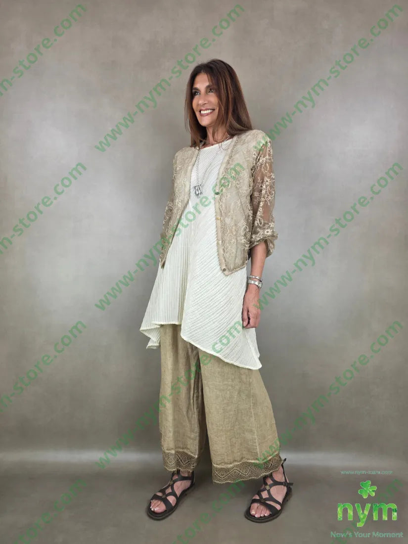 tunica tessuto microplisse 81ly19ny - CAMICIA