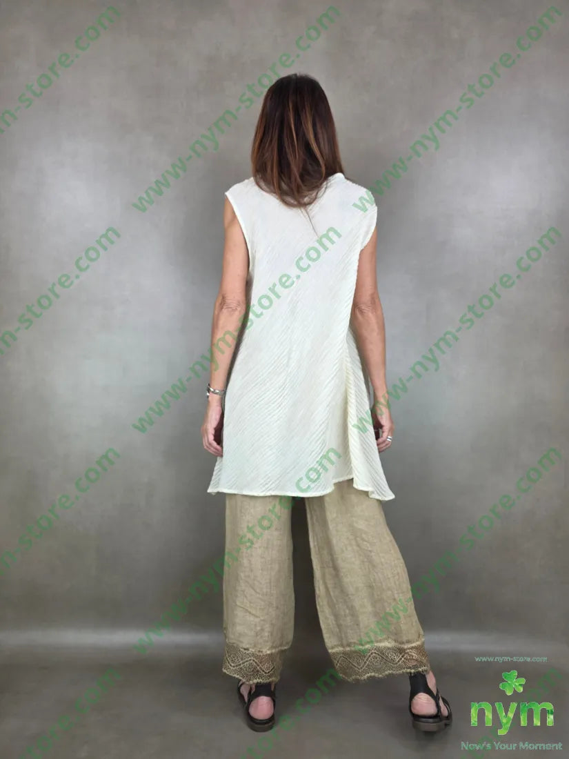 tunica tessuto microplisse 81ly19ny - CAMICIA