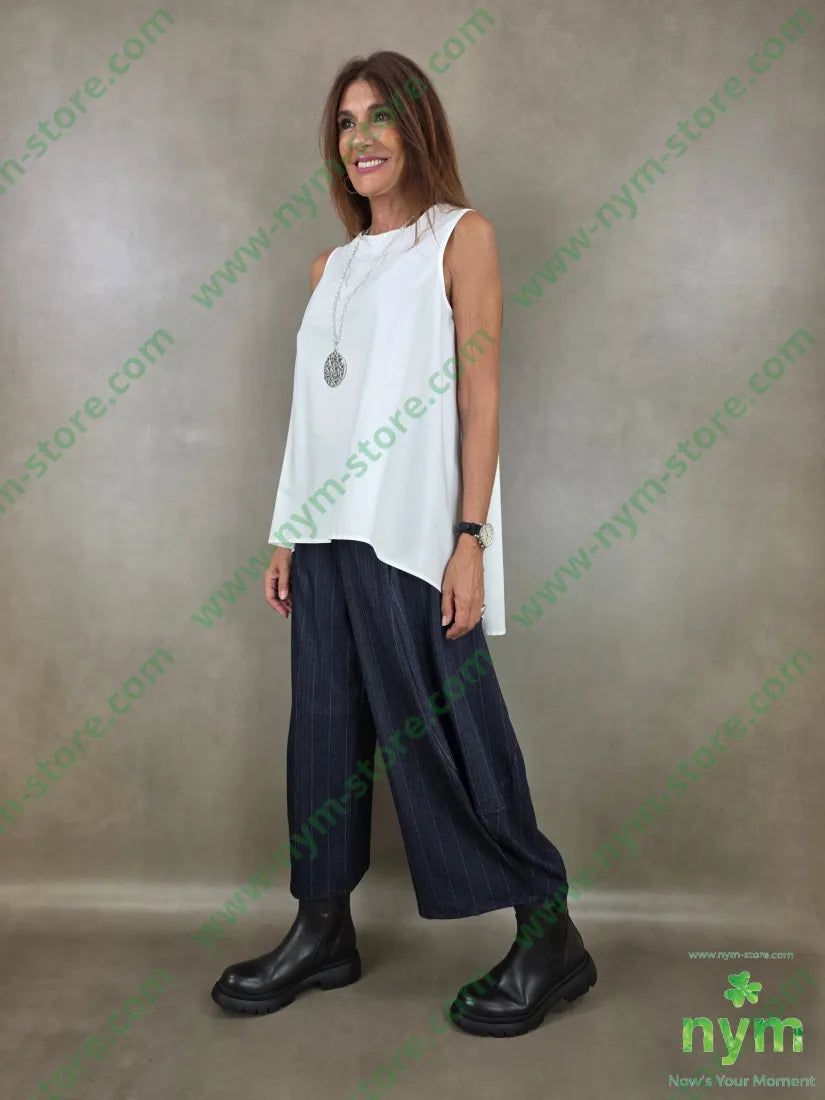tunica trapezio dietro di cotone 100co - CAMICIA